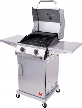 Char-Broil Performance 2-Burner Cabinet Style Liquid Propane Gas Grill, Stainless Steel