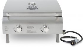 Pit Boss Stainless Steel Two-Burner Portable Grill