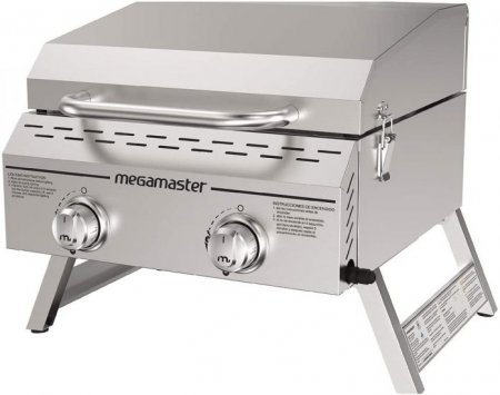 Megamaster Propane Gas Grill, Stainless Steel