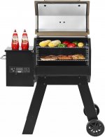 Monument Grills Octagonal Column Wood Pellet Grill Outdoor Smoker