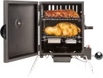 Masterbuilt MPS 20B Patio-2-Portable Propane Smoker, Black