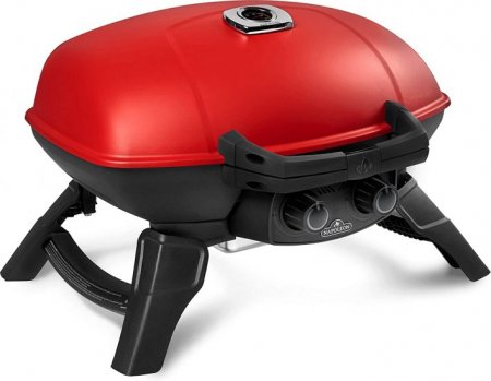 Napoleon TravelQ 285 Portable Gas Grill, Red