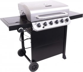 Char-Broil Performance 6-Burner Cart Style Gas Grill, Stainless/Black