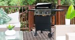 Megamaster Propane Gas Grill, Black/Silver