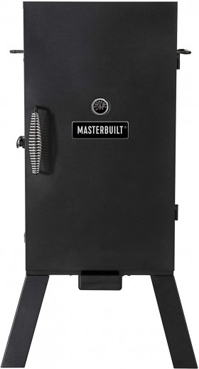 Masterbuilt Analog Electric Smoker with 3 Smoking Racks, 30 inch, Black