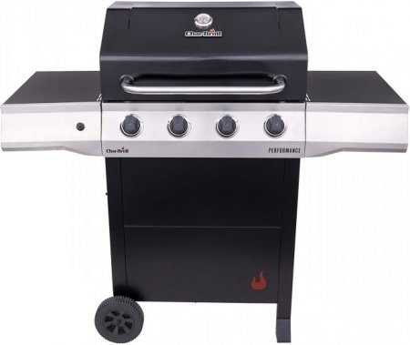 Char-Broil Performance 4-Burner Cart-Style Liquid Propane Gas Grill, Black