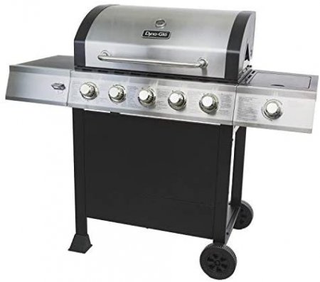 Dyna-Glo 5 Burner Open Cart Propane Gas Grill