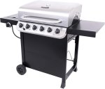 Char-Broil Performance 6-Burner Cart Style Gas Grill, Stainless/Black