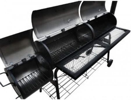 vidaXL Smoker BBQ Nevada XL Black