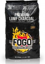 FOGO Premium Oak Restaurant All-Natural Hardwood Lump Charcoal for Grilling and Smoking , 17.6 Pounds