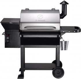Z GRILLS 2021 Upgrade Wood Pellets Grill 1000 SQ IN 20LB Hopper 8-in-1 Outdoor Smoker Grill Cover Included