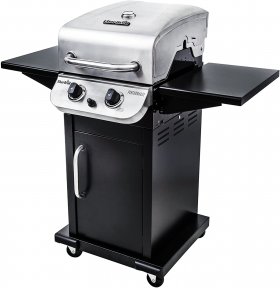 Char-Broil Performance Series 2-Burner Cabinet Liquid Propane Gas Grill, Stainless Steel