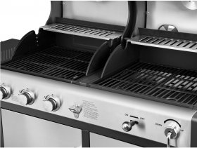 Royal Gourmet 3-Burner Gas Charcoal Grill Combo (Stainless Steel), 742 Sq Inch