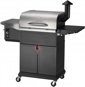 Z GRILLS Grill & Smoker 8 in 1 Grill 600D3E Wood Pellet Grill & Electric Smoker BBQ Combo with Auto Temperature Control | 2021 Upgrade | 573 sq in Silver
