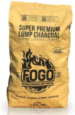 Fogo Super Premium Oak Restaurant All-Natural Hardwood Lump Charcoal for Grilling and Smoking, 17.6 Pounds