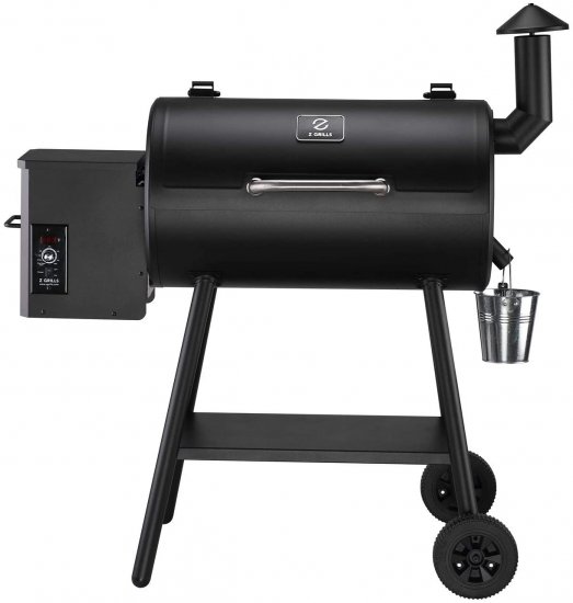 Z GRILLS Wood Pellet Grill and Smoker Ourdoor with Update Pid Controller 8-in-1 Outdoor Smoker