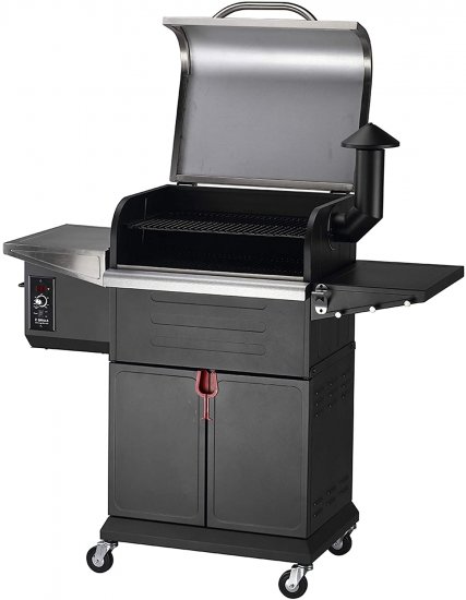 Z GRILLS Grill & Smoker 8 in 1 Grill 600D3E Wood Pellet Grill & Electric Smoker BBQ Combo with Auto Temperature Control | 2021 Upgrade | 573 sq in Silver