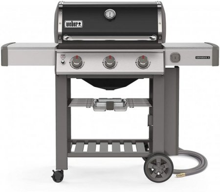 Weber Genesis II E-310 Natural Gas 3-Burner Grill, Black