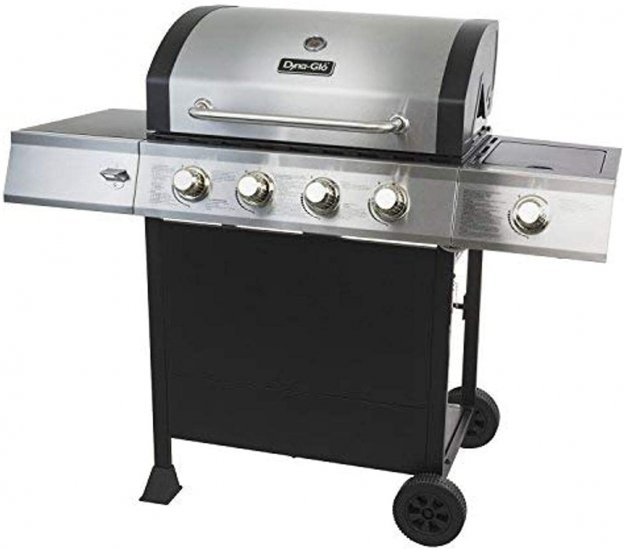 Dyna-Glo 4 Burner Open Cart Propane Gas Grill