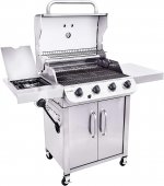 Char-Broil Performance Stainless Steel 4-Burner Cabinet Style Liquid Propane Gas Grill