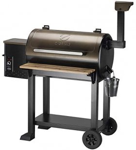 Z GRILLS Wood Pellet Grill & Electric Smoker BBQ Combo with Auto Temperature Control | 2021 Upgrade | 553 sq in Bronze