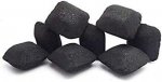 BBQ FUEL - Coconut Shell Charcoal(Less Smoke) for Barbecue/Angeethi (Used in Grilling/Barbecue, Home, Kitchen) - Half KG