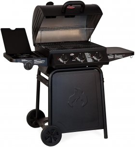 Char-Griller Grillin' Pro 40,800-BTU Gas Grill, Black