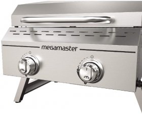 Megamaster Propane Gas Grill, Stainless Steel