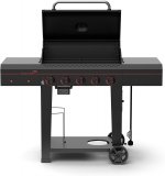 Megamaster Propane Gas Grill, Black