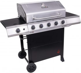 Char-Broil Performace 5-Burner Cart-Style Liquid Propane Gas Grill, Stainless/Black