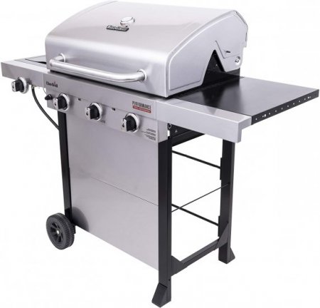 Char-Broil Performance TRU-Infrared 3-Burner Cart Style Gas Grill, Stainless Steel