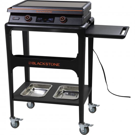 Blackstone E-Series 22\" Electric Tabletop Griddle with Prep Cart