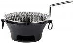 WANGF Small Cast Iron Charcoal Stove Stove Barbecue Charcoal Grill Household can be Equipped with Bakeware/Bake Net 1.8mm Thick Grilling Net 2012cm/2313.5cm