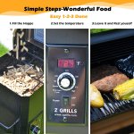 Z GRILLS 2021 New Model Wood Pellet Grill BBQ Smoker Outdoor Cooking