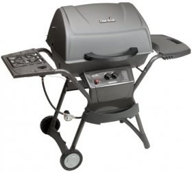 Char-Broil 8000 Series Quickset Gas Grill with Side Burner