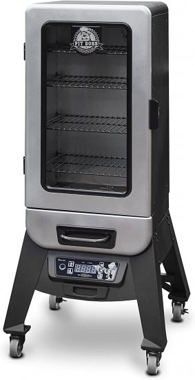 PIT BOSS 3 Series Digital Vertical Electric Wood Smoker, Silver