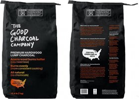 The Good Charcoal Company, Premium Acacia Hardwood Lump Charcoal