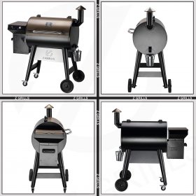 Z GRILLS BBQ Wood Pellet Grill Smoker Digital Temperature Control with Cover (Grill+cover)