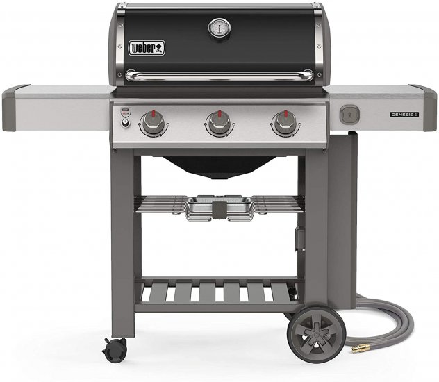 Weber Genesis II E-310 Natural Gas 3-Burner Grill, Black