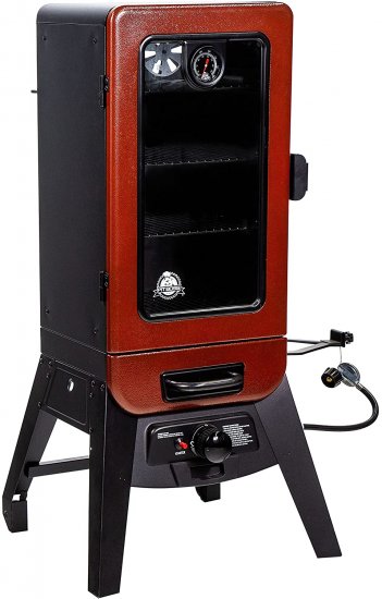 Pit Boss Grills Vertical Smoker, Red Hammertone