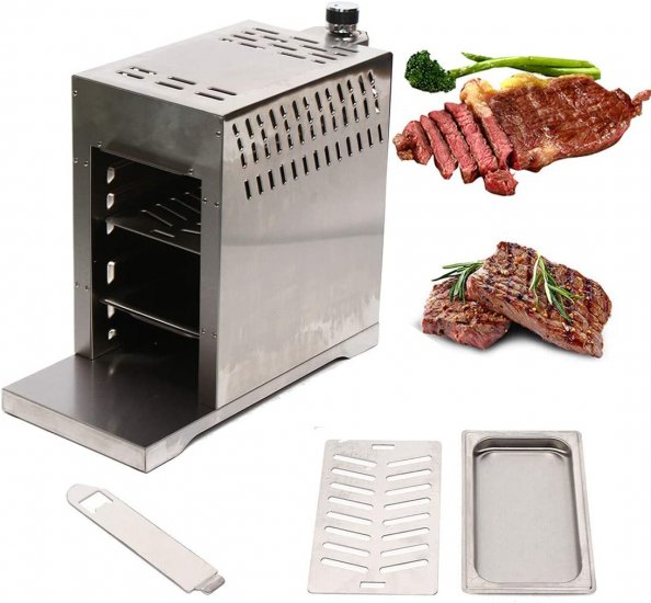 DNYSYSJ Propane Steak Infrared Grill 1500