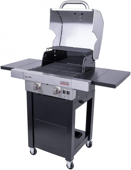 Char-Broil Signature TRU-Infrared 2-Burner Cart Style Gas Grill, Stainless/Black