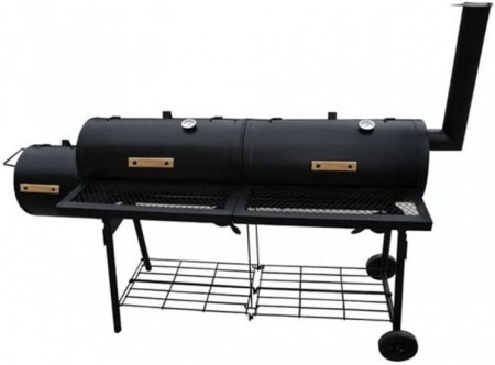 vidaXL Smoker BBQ Nevada XL Black