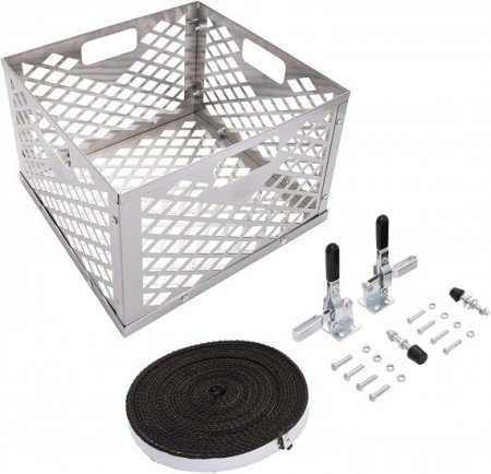 Oklahoma Joe's Smoker Mod Kit, Silver