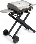 Cuisinart CGG-240 All Foods, 27.3" L x 38" W x 23.5" H, Roll-Away Gas Grill, Stainless Steel