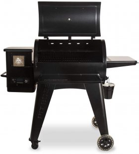 PIT BOSS Wood Pellet w/Fitted Grill Cover and Folding Front Shelf Included, L, Black