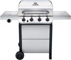 Char-Broil Performance 4-Burner Cart Style Liquid Propane Gas Grill, Stainless Steel