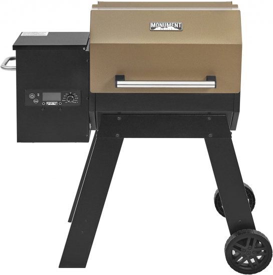 Monument Grills Octagonal Column Wood Pellet Grill Outdoor Smoker