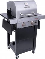 Char-Broil Signature TRU-Infrared 2-Burner Cart Style Gas Grill, Stainless/Black