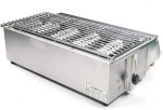 Portable BBQ Propane Outdoor Stainless Steel 4 Burner LPG Gas BBQ Tabletop Deck Patio Grill Adjustable Height 2800Pa